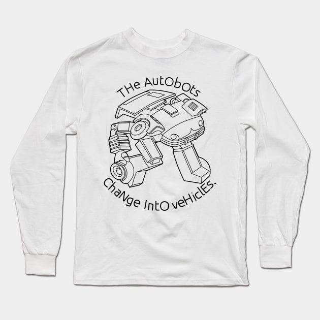 The Autobots change into vehicles Long Sleeve T-Shirt by gigglelumps